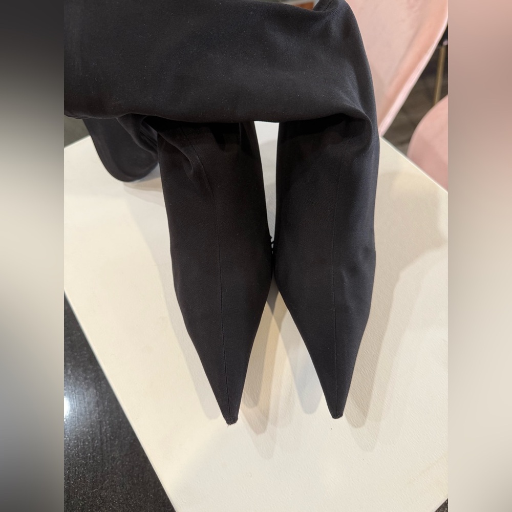 Balenciaga knife crepe pointy boots - Picture 6 of 10